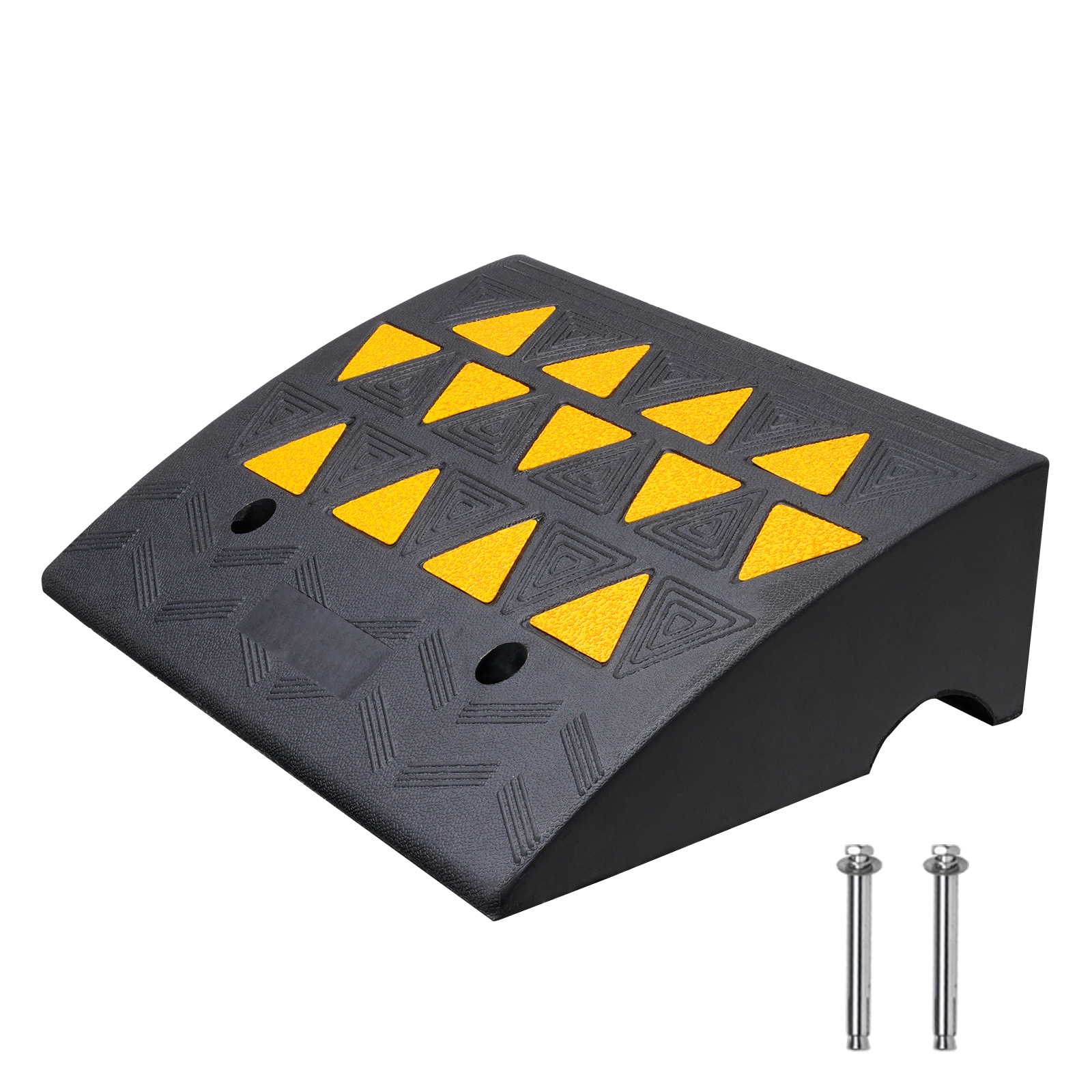 Heavy Duty Rubber Curb Ramp For Driveway And Sidewalk Access_voghion.com